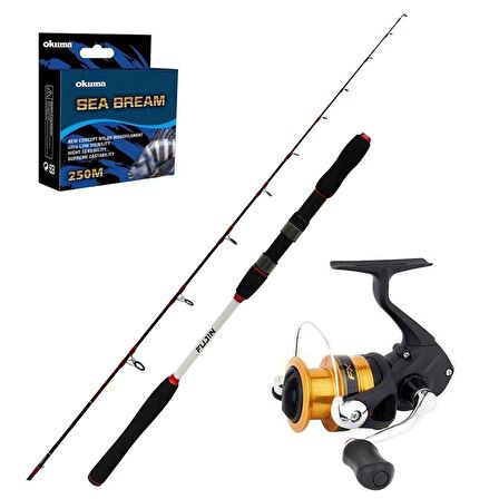Shimano Fx 4000 - Fujin Deepking  180cm Tekne Olta Seti