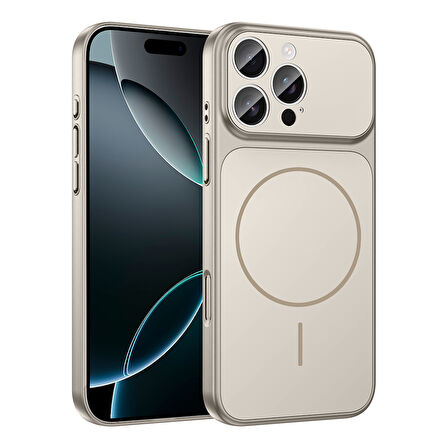 iPhone 15 Pro Max Kılıf Kablosuz Şarj Özellikli Kamera Korumalı Formen Kapak