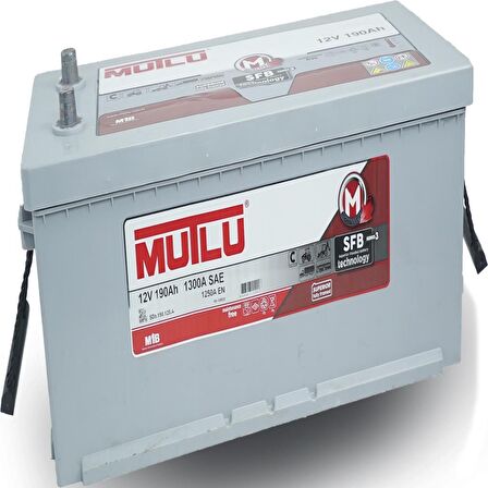 Mutlu 12 Volt 190 Amper Ters Kutup Akü 2021