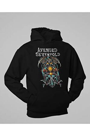 Avenged Sevenfold Baskılı Unisex Oversize Müzik Grubu Hoodie