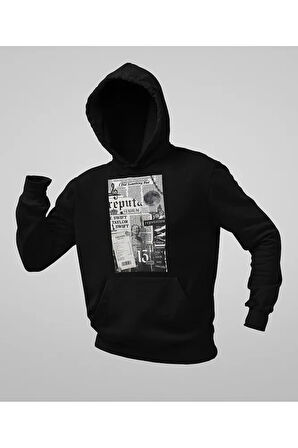 T. Swift Reputation Baskılı Unisex Oversize Şarkıcı Hoodie