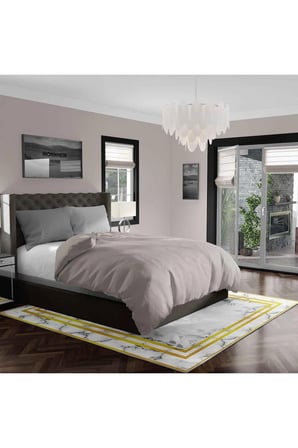 Kaymaz Taban Yıkanabilir Halı – Mutfak, Salon, Yatak Odası için Modern Dijital Baskı Halı (SLNHALI66