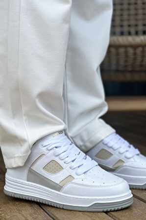 Ch2410 Cbt Avax Erkek Beyaz / Bej Erkek Spor Ayakkabı