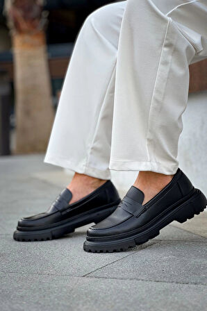 Ch2417 Fst Erkek Ayakkabı Siyah Erkek Günlük Ayakkabı