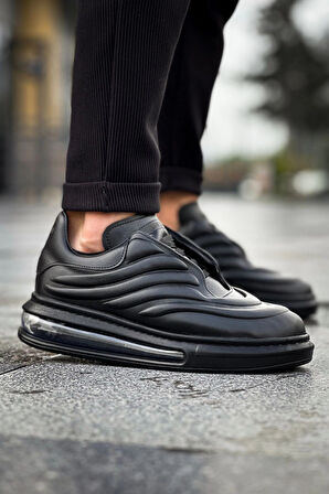 Ch299 Fst Sollıevo Erkek Ayakkabı Siyah Erkek Sneaker Ayakkabı