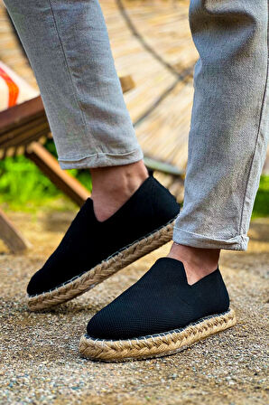 Ch305 Triko Erkek Ayakkabı Siyah Erkek Sneaker Ayakkabı