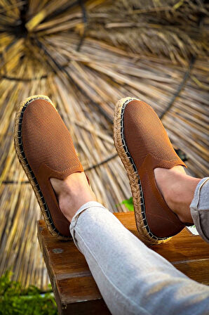 Ch305 Triko Erkek Ayakkabı Kahve Erkek Sneaker Ayakkabı