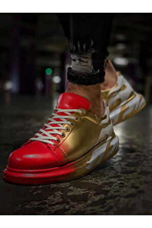 Ch254 Cbt Pittura Erkek Ayakkabı 413 Alv Kirmizi / Altin Erkek Spor Ayakkabı