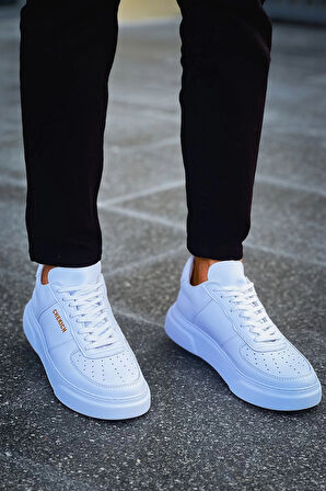 Ch087 Cbt Kenton Erkek Ayakkabı Beyaz / Beyaz Erkek Günlük Ayakkabı