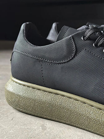 Knack Yüksek Taban Tırtıklı 041 Siyah Erkek Günlük Ayakkabı