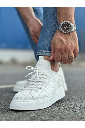 Ch2423 Tbt Erkek Ayakkabı Beyaz Erkek Günlük Ayakkabı