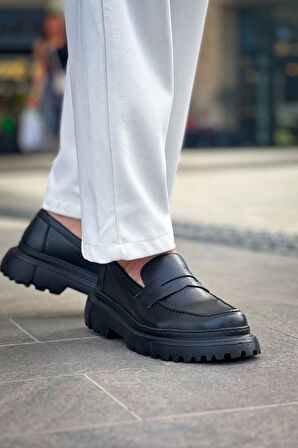 Ch2417 Fst Erkek Ayakkabı Siyah Erkek Günlük Ayakkabı