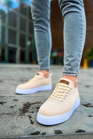 Ch413 Tbt Crew Erkek Ayakkabı Krem Erkek Günlük Ayakkabı