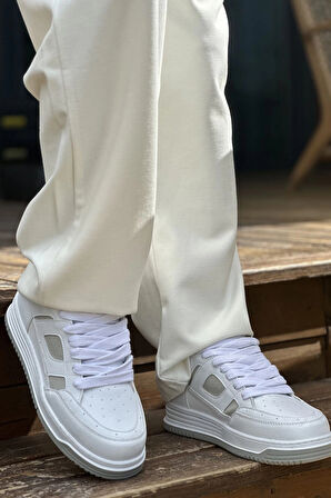 Ch2410 Cbt Avax Erkek Beyaz/gri Erkek Spor Ayakkabı