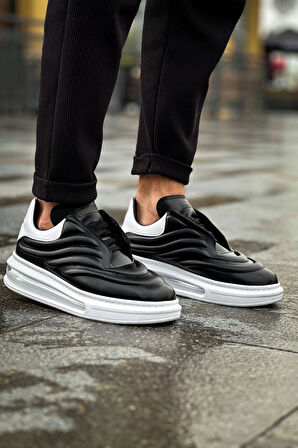 Ch299 Gbt Sollıevo Erkek Ayakkabı Siyah/beyaz Erkek Sneaker Ayakkabı