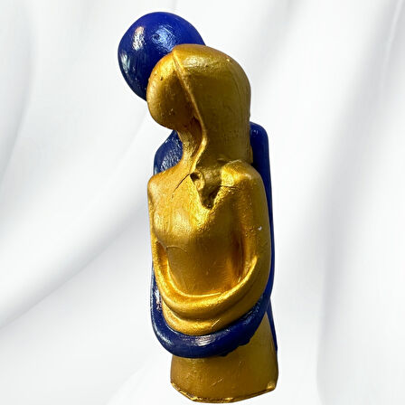 Uretti - Hülya 6683 El Yapımı Dekoratif Sarılmış Çift Biblo