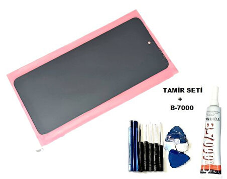 Tecno Pova 5 Lcd Ekran Dokunmatik LH7n Orijinal + B-7000+Tamir Seti