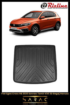 Rizline Fiat Egea Cross HB 2020 Model Tamir Kitli 3D Bagaj Havuzu
