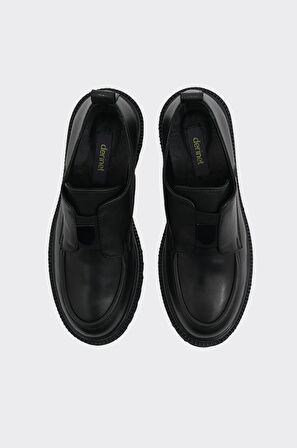 Hakiki Deri Kadın Bağcıksız Casual Ayakkabı