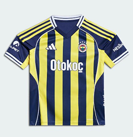 Fenerbahçe Orijinal Lisanslı Fenerbahçe 2025/26 Çubuklu Jr Forma