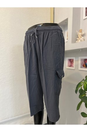 Unisex M-5XL beden %100 Natural Hambezi Keten Komando Cep  Kapri