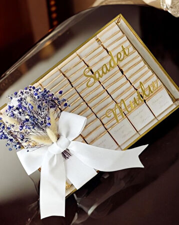 Rumi Gold Söz Nişan Kız İsteme Çikolatası