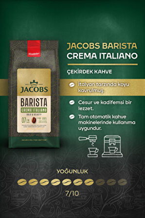 Jacobs Barista Editions Çekirdek Kahve Crema Italiano 1kg