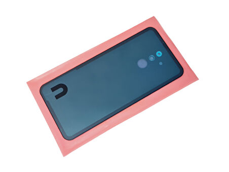 Huawei Uyumlu MATE 20 Lite Arka Pil Batarya Kapağı ( LENSLİ CAM ) (B-7000) SİYAH