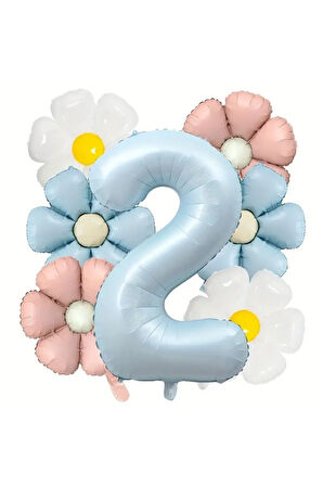 PAPATYA FOLYO BALON YAŞ DOĞUM GÜNÜ BALON SET 7 Lİ