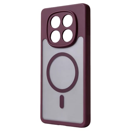 Xiaomi Redmi Note 15 Pro 4G Loji Magsafe Kapak - Bordo