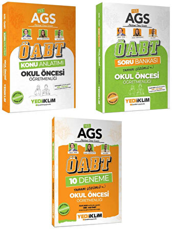 Yediiklim 2026 MEB AGS ÖABT Okul Öncesi Öğretmenliği Konu+Soru+Deneme Seti