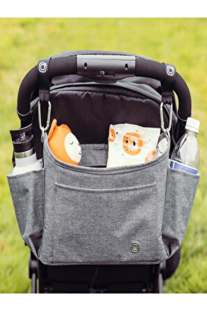 Buggy Buddy 8'i 1 arada bebek arabası düzenleyici - Gri