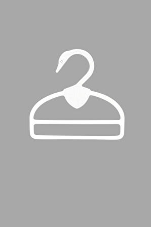 10’lu Kuğu Model Şal Eşarp Atkı Askısı – Kaliteli Plastik, Beyaz Siyah Şeffaf Renk Seçenekli