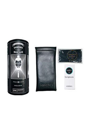 Sanches  Exclusive Dizayn Şeffaf Kemik Güneş Gözlüğü Gümüş Aynalı  Polarize Cam Pk016sfay