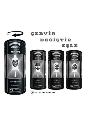 Sanches  Exclusive Dizayn Şeffaf Kemik Güneş Gözlüğü Gümüş Aynalı  Polarize Cam Pk016sfay