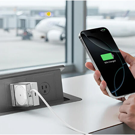 Sharge Retractable 65 GaN Şarj Cihazı