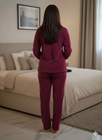 KADIN PELUŞ PİJAMA TAKIM