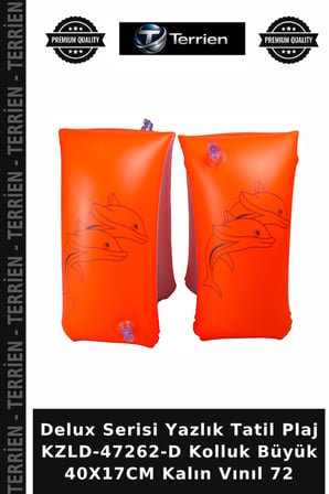 Delux Serisi Yazlık Tatil Plaj KZLD-47262-D Kolluk Büyük 40X17CM Kalın Vınıl 72