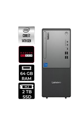ThinkCentre Neo 50T G5 i7 14700 64GB 2TB SSD RX550/4GB W11P Masaüstü Bilgisayar & PER4 USB Bellek