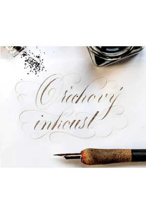 Walnut ceviz mürekkebi gölge yazı, copperplate mürekkebi, ceviz rengi 28ml-1 Ad
