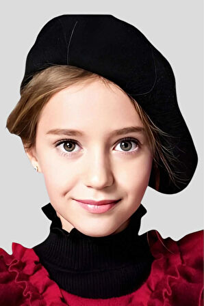 Uniquetrenders Kız Çocuk Fransız Ressam Bere 10 - 16 Yaş