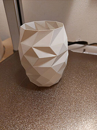 Modern Geometrik Tasarımlı Vazo 15CM