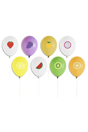 MEYVE TEMALI BALON 10 LU