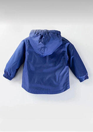 ERKEK BEBEK KAPÜŞON DETAYLI YAĞMURLUK - RÜZGARLIK