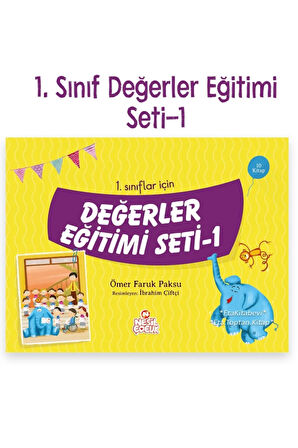 1. Sınıflar Için Değerler Eğitimi Seti (10 Kitap)
