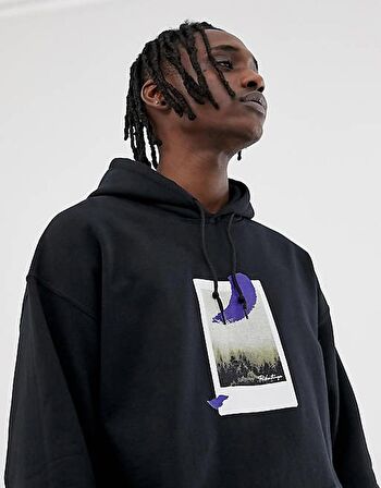 Reclaimed Vintage Baskı Oversize Sweatshirt