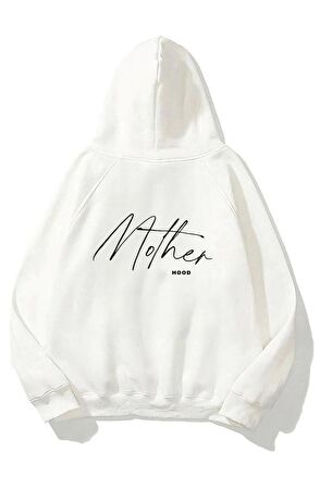 Mother Baskı Oversize Sweatshirt