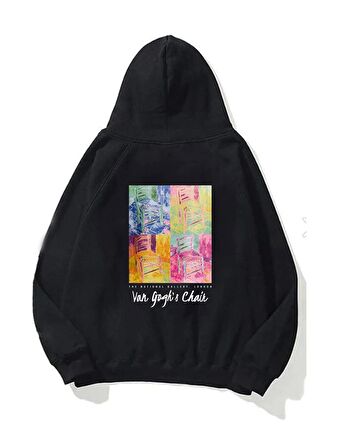 Van Gogh Chair Baskı Oversize Sweatshirt