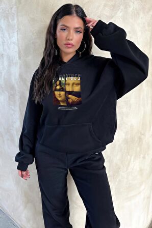 Unisex Sweatshırt Oversize Good Vibes Bask