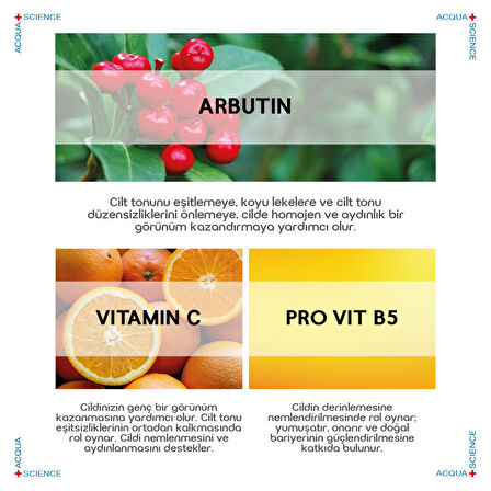 Aydınlatıcı ve Renk Tonu Eşitleyici C Vitamini Serum 30 ml